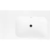 Best design Wastafel tbv splash meubels 80 cm zonder kraangat glans wit