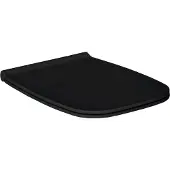 Salenzi Toiletzitting Nur Soft-Close Quick Release Mat Zwart