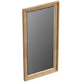 Forzalaqua Spiegel reno rechthoek 40x2x80 cm eiken smoke
