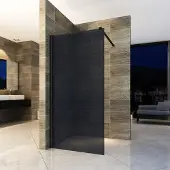 Boss & Wessing BWS Douchewand 8mm 140x200cm | Rookglas | Nano coating | Inloopdouche