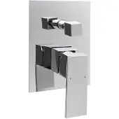Sapho Latus Inbouwdouche 2-wegmengkraan, chroom