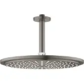 GROHE Regendouche Rainshower Cosmopolitan Metal Met Plafondbuis Hard Graphite Geborsteld