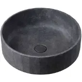 Ideavit Waskom idea.lixir 42x42x15 cm rond beton donker grijs