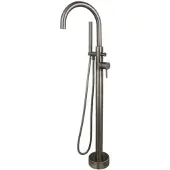 Sanilux Vrijstaand badmengkraan rond gunmetal