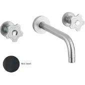 Sanimex Inbouw Wastafelmengkraan Giulini Tweeknops 20cm Inclusief G-Link Inbouwdeel Mat Zwart