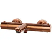 Sanilux Thermostatische Badmengkraan Peralta Opbouw Rond Brons
