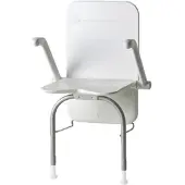 Etac Douchezitting relax armsteunen rugleuning en steunpoten 40x45 cm kunststof wit