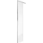 Van Marcke GO Zijwand inloopdouche linard 50x200 cm 8 mm easyclean profielloos chroom