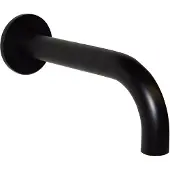 Boss & Wessing Bws uitloop inbouw rond 20 cm mat zwart