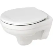 Plieger Wandcloset basic rimfree diepspoel met toiletzitting softclose wit