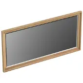 Forzalaqua Spiegel reno 100x2x50 cm eiken smoke
