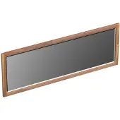 Forzalaqua Spiegel gela 140x2x50 cm noten pure walnut