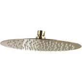 Sanilux Hoofddouche mia rond ultra thin 25 cm geborsteld goud