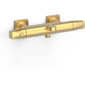 Tres Thermostatische Mengkraan Over-Wall voor Bad en Douche Mat Goud