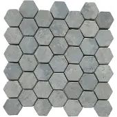 Stabigo Mozaiek hexagon grey y 30x30 cm marmer grijs