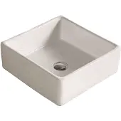 Sanilux Waskom quatro keramiek 38x38x13 cm vierkant wit