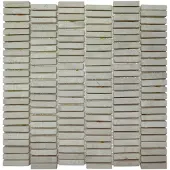 Stabigo Mozaiek parquet 1x4.8 30x30 cm marmer cream