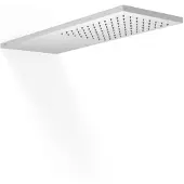 Tres Hoofddouche Wand met 21x55 cm Mat Wit