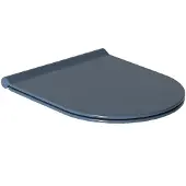 Salenzi Toiletzitting Form Slim met Softclose Glans Blauw