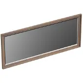 Forzalaqua Spiegel reno 100x2x80 cm eiken havanna