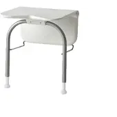 Etac Douchezitting relax met steunpoten 40x45 cm kunststof wit