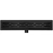 Boss & Wessing Douchegoot BWS Met Flens 50x7 Cm Mat Zwart
