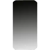 Xenz Badkamerspiegel limone 50x100 cm met ledverlichting en spiegelverwarming