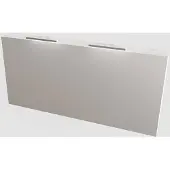 Boss & Wessing Spiegelkast bws valencia 150x70x16 cm met twee deuren carrara mat