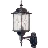 Elstead Lighting LED Wand Buitenlamp Wexford | 1X E27 Max 60W | IP44 | Dimbaar | Black/Silver