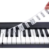 INF Verwijderbare piano- en keyboardlabels 88 toetsen