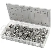 HBM 150 Delig Blindklinkmoeren Assortiment Aluminium