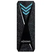 Aisens Behuizing voor Harde Schijf Aisens ASM2-RGB013B Zwart