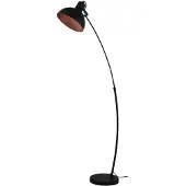 Eglo Vloerlamp E27 | Jaafra | Zwart/Koper