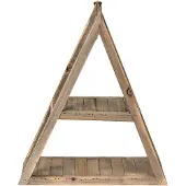 Clayre & Eef Wandrek 31x11x36 cm Bruin Hout Wandplank Bruin Wandplank