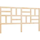 vidaXL Hoofdbord 206x4x104 cm massief grenenhout