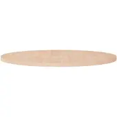 vidaXL Tafelblad rond Ø90x2,5 cm onbehandeld massief eikenhout
