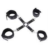 Auxfun BDSM Bondage set met enkelboeien en handboeien