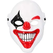 Hisab/Joker AB Gezichtsmasker Horror clown