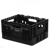 Wicked Smart Crate zwart met grijze grepen (recycled plastic)