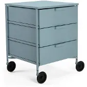 Kartell Mobil Mat Container 3 containers | Mat Light Blue