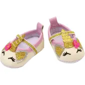 Heless poppen ballerina schoenen eenhoorn glitters 38-45cm.
