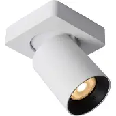 Lucide Opbouwspot Nigel - Wit - 10cm - Gu10