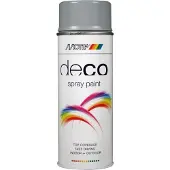 Motip Deco Colourspray Hoogglans RAL7001 Zilvergrijs 400 ML