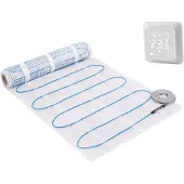 Dynamic Way elektrische vloerverwarmingsmat incl. thermostaat 50x800cm/4m² 600W