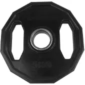 Tunturi Rubber 5kg Olympic Plate Zwart 5 kg