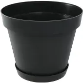 Eda Bloempot EDA Tuscan Grijs Donker grijs Rond Cirkelvormig Ø 60 x 47 cm