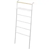 Decoclico Toren Yamazaki stalen en wit houten handdoekhouders Tower