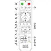BenQ Afstandsbediening geschikt voor de MX808PST beamer, vervangt 5J.JGM06.001 / 5J.JGR06.001 / RCE013