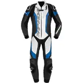Spidi Laser Pro, lederen pak 1st. geperforeerd ,zwart/witte/blauw ,50