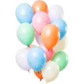 Folat Ballonnen Pastel kleuren 15 stuks (mix)